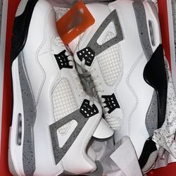 Jordan 4 White Cement Size 13