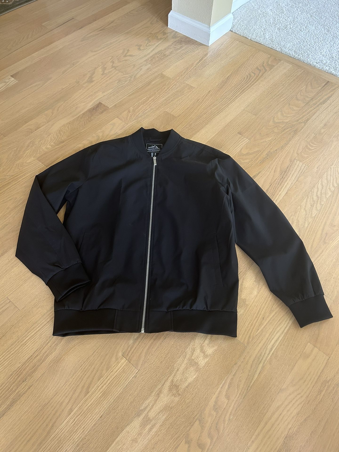 New Black Bomber Jacket