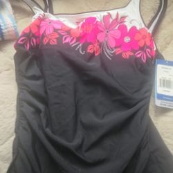 Reebok Womans One Piece swim Suit 