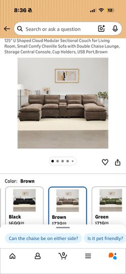 Brown Couch
