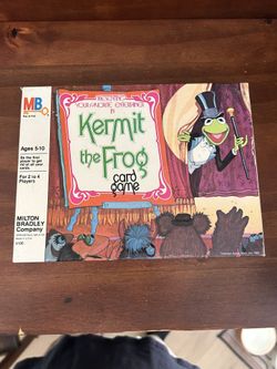 Vintage 1980 Kermit The Frog card Game