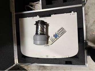 Used NEC NP-PA550W Projectors + Rolling Cases OBO