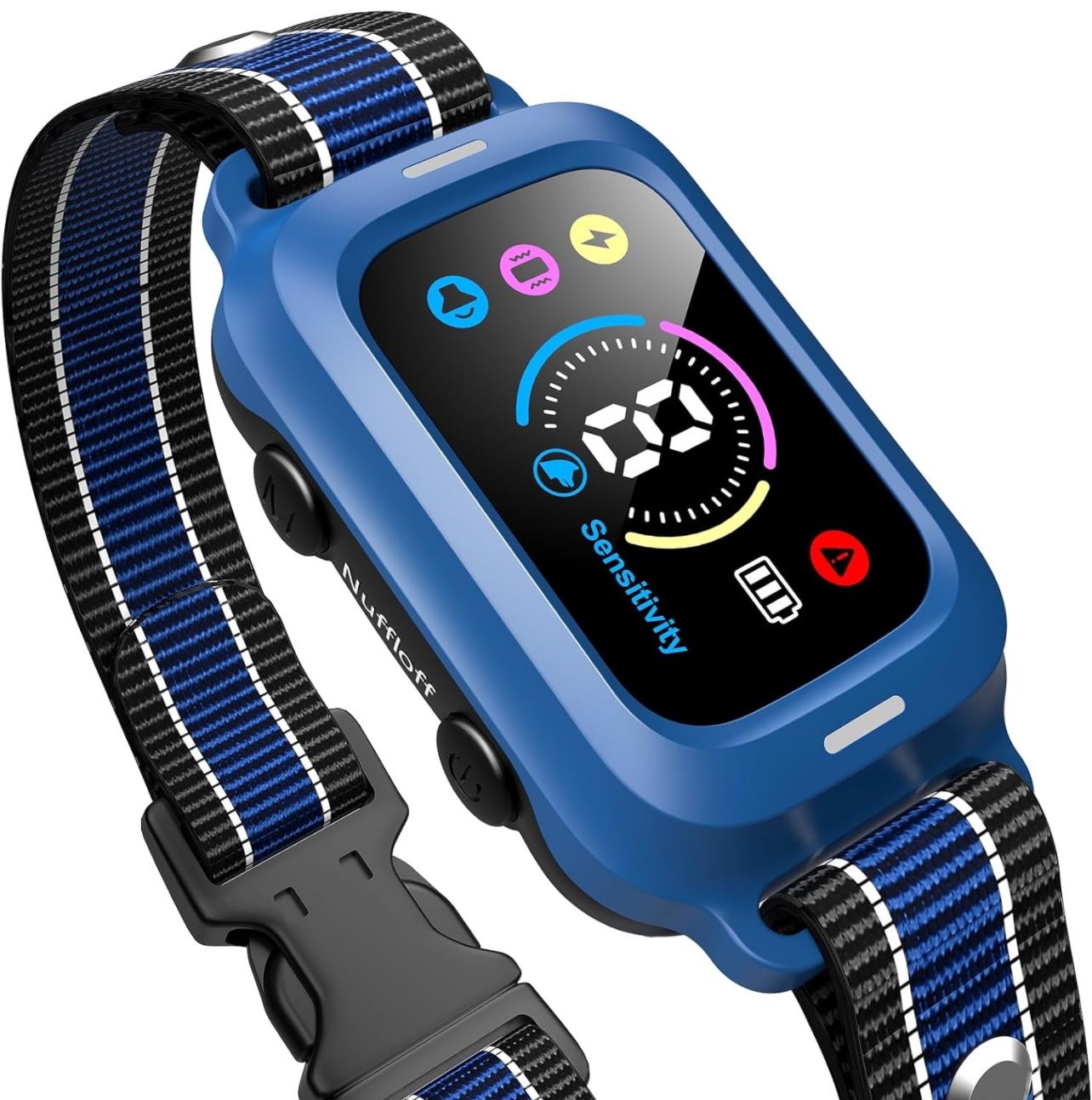 Dog Bark Collar - Automatic Anti Barking Collar with 8 Sensitivity, Rechargeable Smart Bark Shock Collar for Small/Medium/Large Dogs, Waterproof Bark