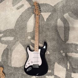 Left Handed Guitar (like New) - Black / White