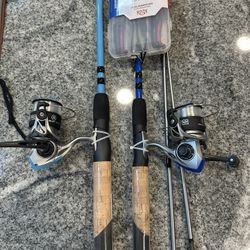 Fishing Rod And Tackle Box 