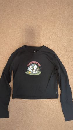 CONVERSE Skull Womens Long Sleeve Tee