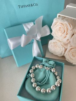 Tiffany Hardwear Ball Bracelet in Silver size 7” NEW $700