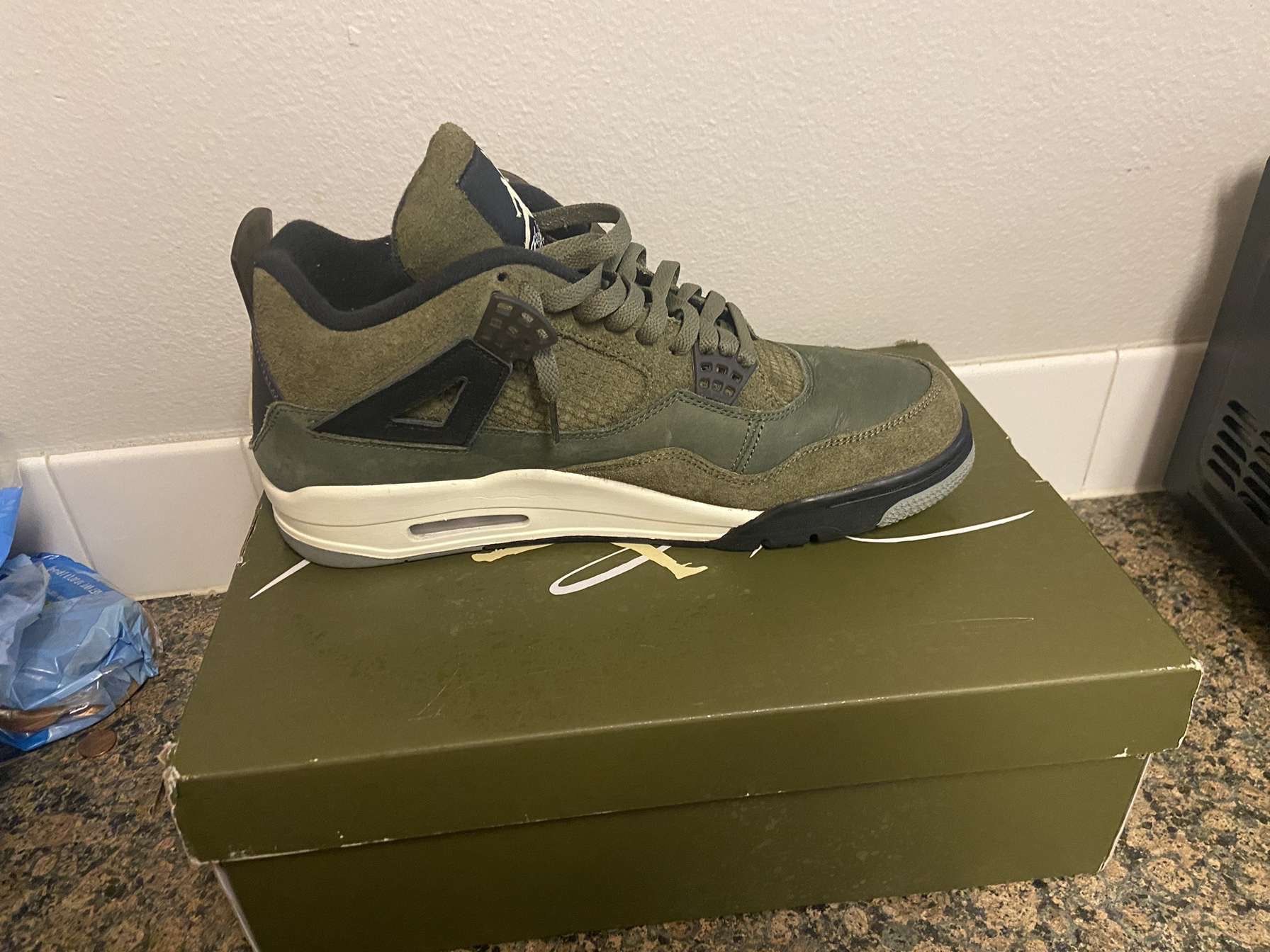 Green Jordan 4s Retro