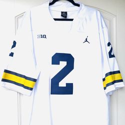 2XL / 3XL - MICHIGAN #2 CHARLES WOODSON JERSEY