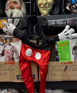 Mickey Mouse Pet Costume size Xl would probably fit a Maltese or terrier