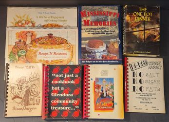 Vintage Cookbooks Lot of 7 - Local Community, Retro Recipes & 1970s Cooking Calendars