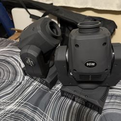 I’m selling both moving heads works good Asking $400 
