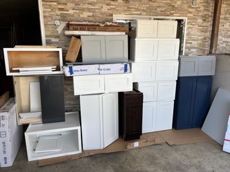 Kitchen wall storage cabinets shaker