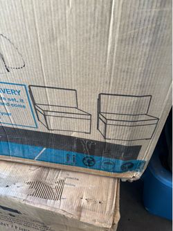 Outdoor furniture bin