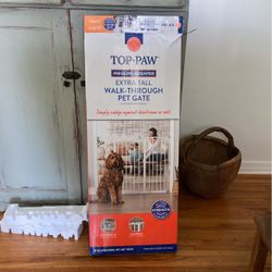 Extra tall Walk Through pet gate 