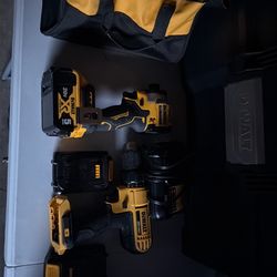 Dewalt drill and batteries