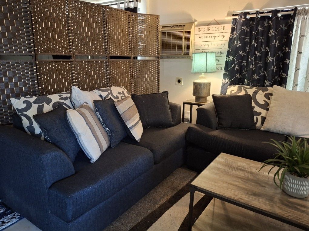 Selling A Set Of Navy Blue Couches