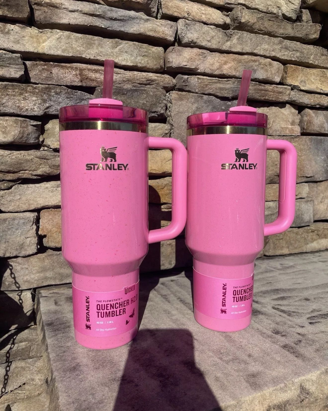 Stanley 40oz tumbler Quencher Glinda Pink Home & Garden