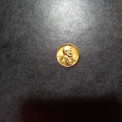 *24k Gold Plated* 1958D Wheat Penny