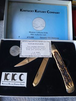 Folding Knife And Coin Set