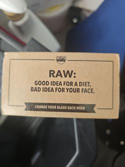 3 RAW Razor Blade Subscription Box