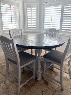 Dining table and chairs