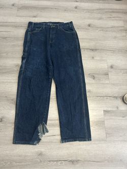 Blue Dickies Carpenters 36 Waist By 32 Length