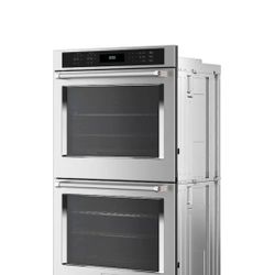 27 Inch Double Electric Wall Oven With Air Fryer And Self-cleaning 