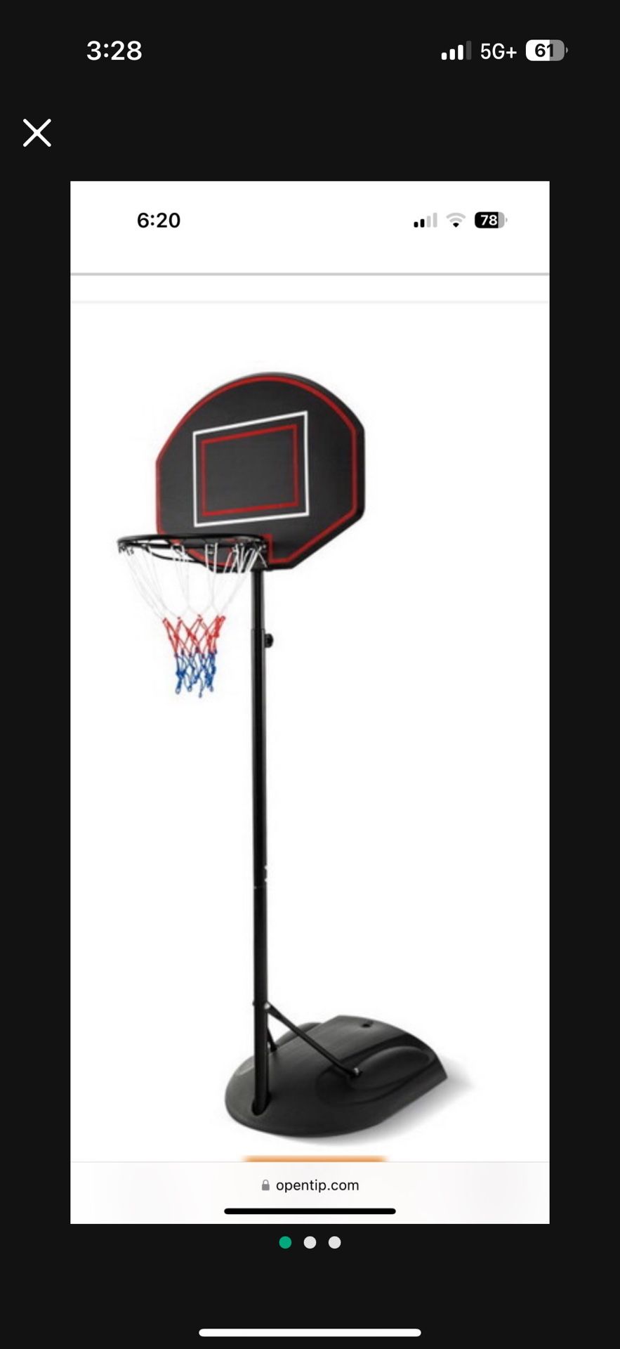 Basketball Hoop With Stand Brand New