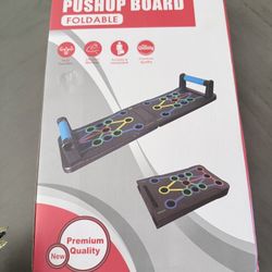 NEW Foldable Push-Up Board – Home Workout System 💪  Brand new, still in the box – never used!