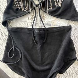 Fashion Nova Rave 2 Pc Outfit.