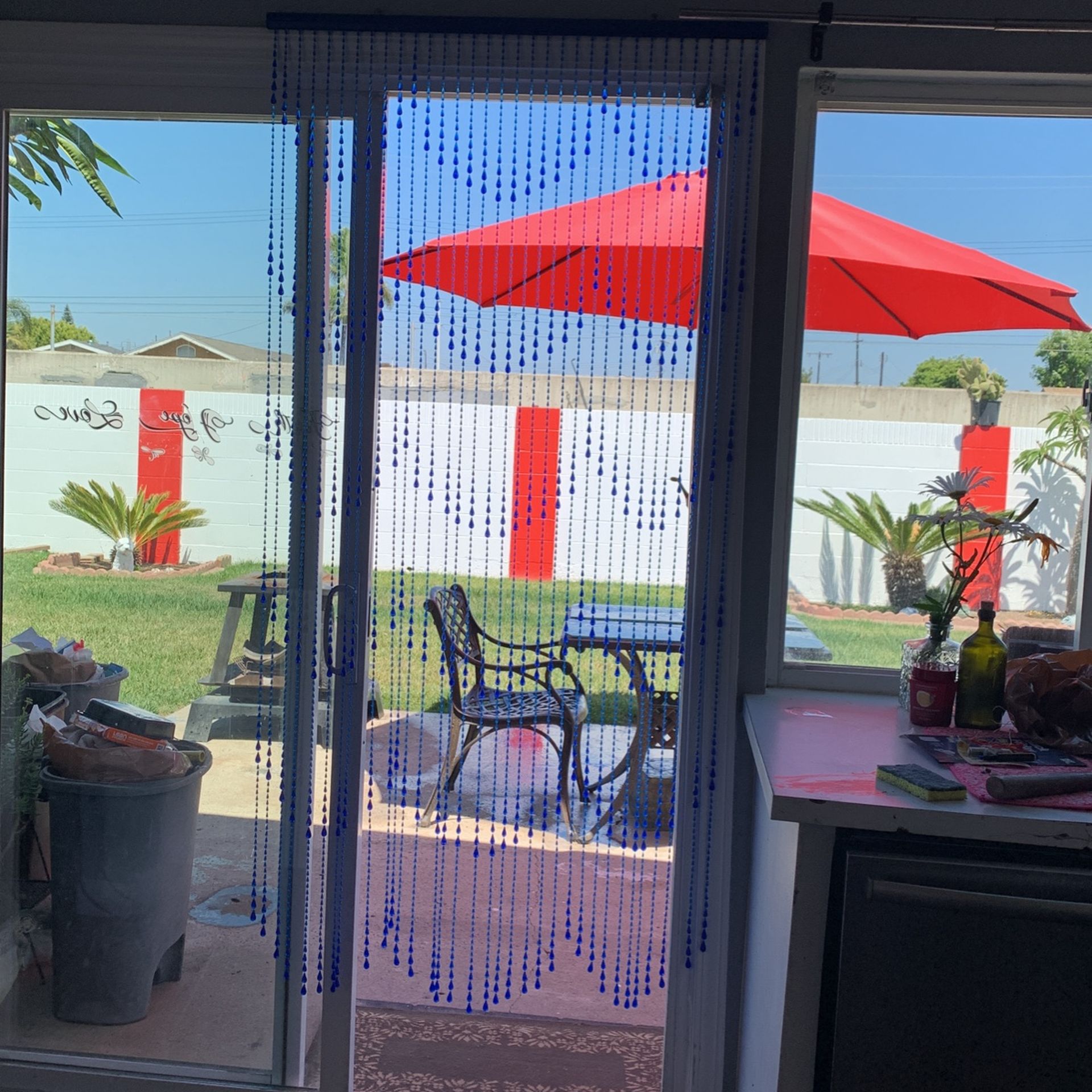 Door Beads, Very Beautiful Cobalt Blue Color,