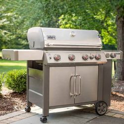 Weber Genesis II S-435 BBQ Grill, natural gas barbecue grill 