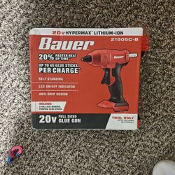 Bauer 20Volt Full Sized Glue Gun