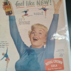 Rare. 1951 Royal Crown Cola Ad