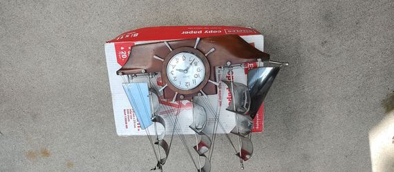Vintage Yankee  Clipper ship clock (parts)