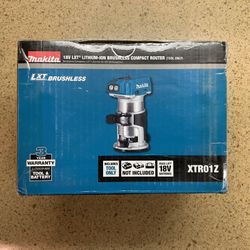 Brand New Makita 18-Volt LXT Lithium-Ion Brushless Cordless Variable Speed Compact Router with Built-In LED Light (Tool-Only, for Pick-Up Only)