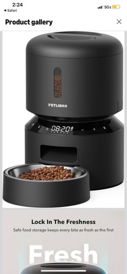 New PETLIBRO automatic feeder 3L Black