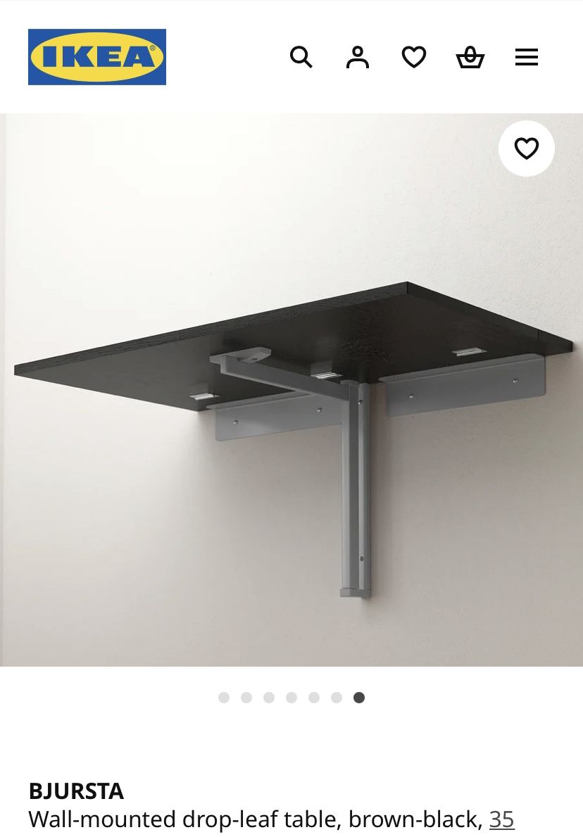 Wall Mounted Table