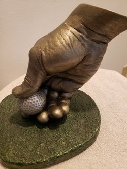 Austin Productions Sculpture by John Cutrone Golf theme "TEE TIME" 6"