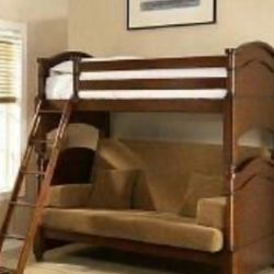 Charlotte Futon Bunk Bed by Whalen Furniture