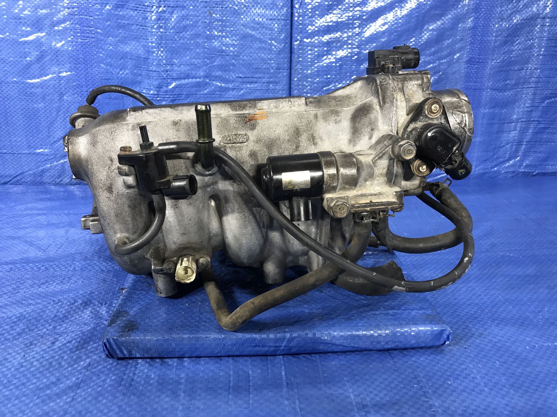 OEM 1992 1995 HONDA CIVIC EX D16Z6 D16 INTAKE MANIFOLD FUEL RAIL INJECTORS IACV THROTTLE BODY