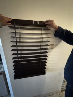 Brown Wood blinds
