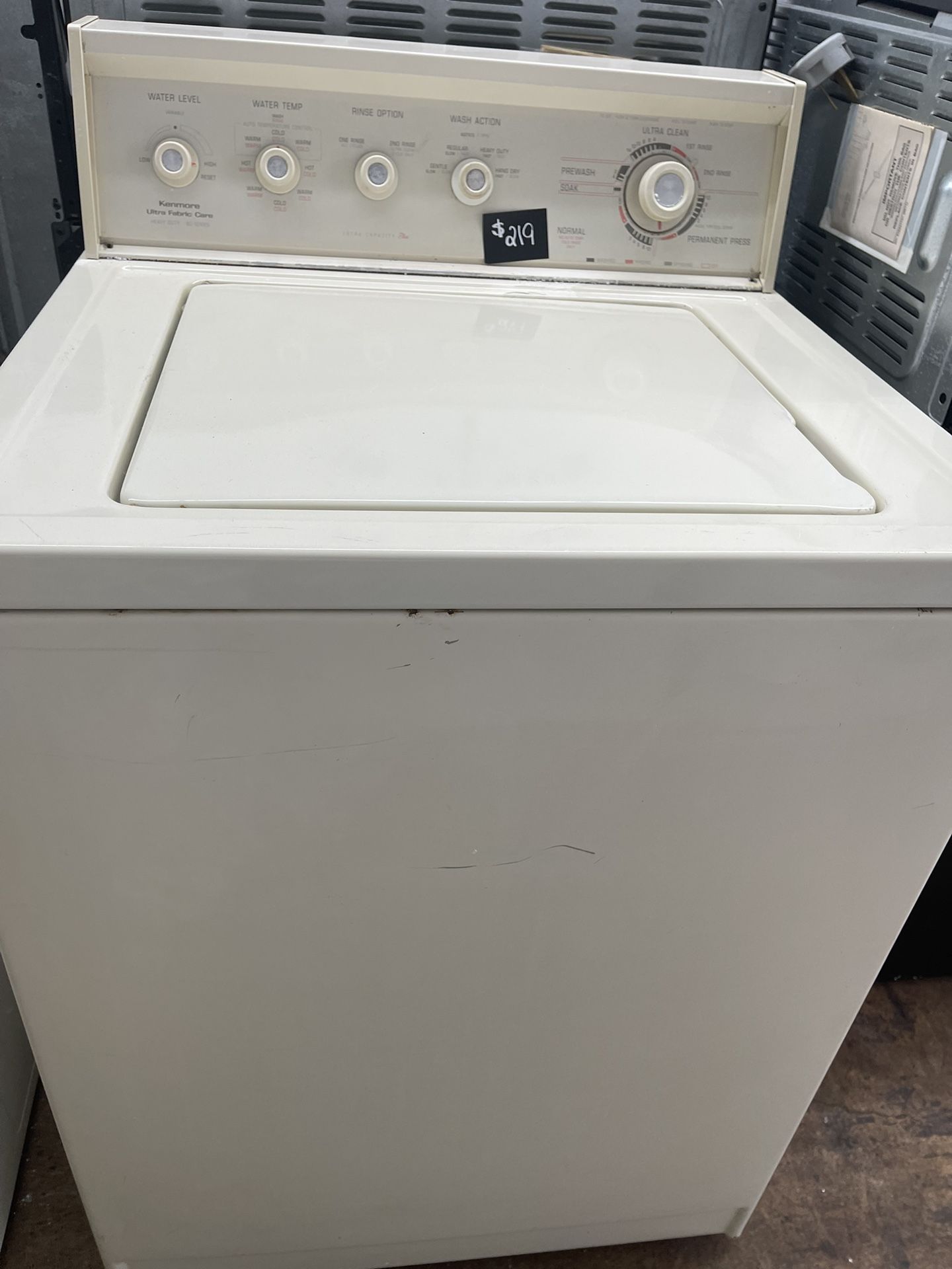 Washer - Lady Kenmore OLD SCHOOL HEAVY DUTY! 20 Options! 30-Day Warranty! Get It Delivered TODAY!