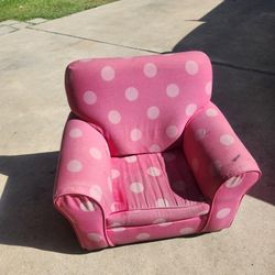 Small toddler size plush chair