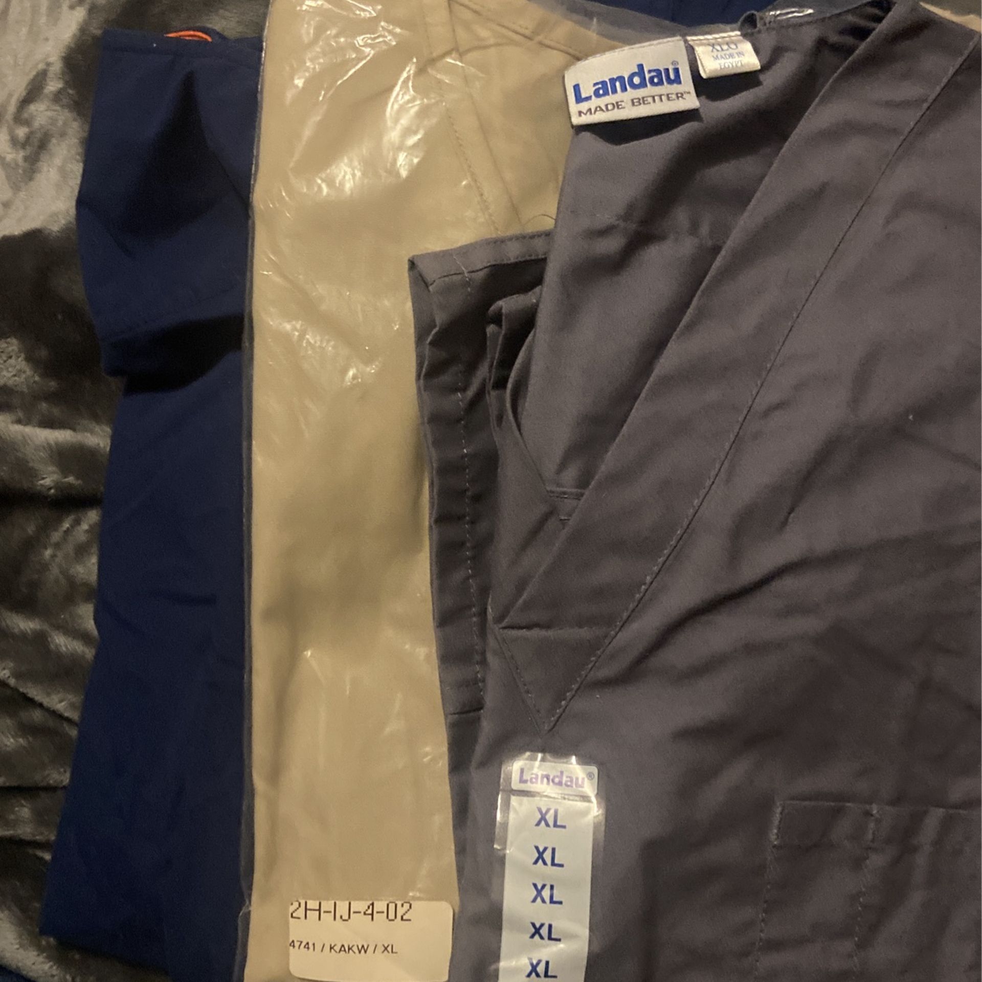 3 Scrub Shirts New XL