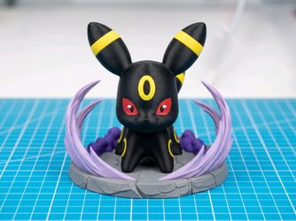 Umbreon 3D Printed Pokémon Figure with Base