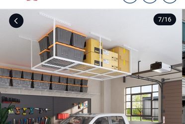 2 Garage Ceiling Storage Racks