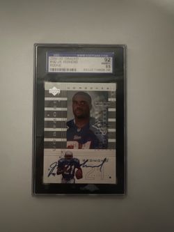 2000 Ud Graded Ud Rookie 318/500 Jr Redmond 142 Sgc 92 Auto 8.5