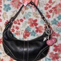Coach Black Leather Soho Hobo